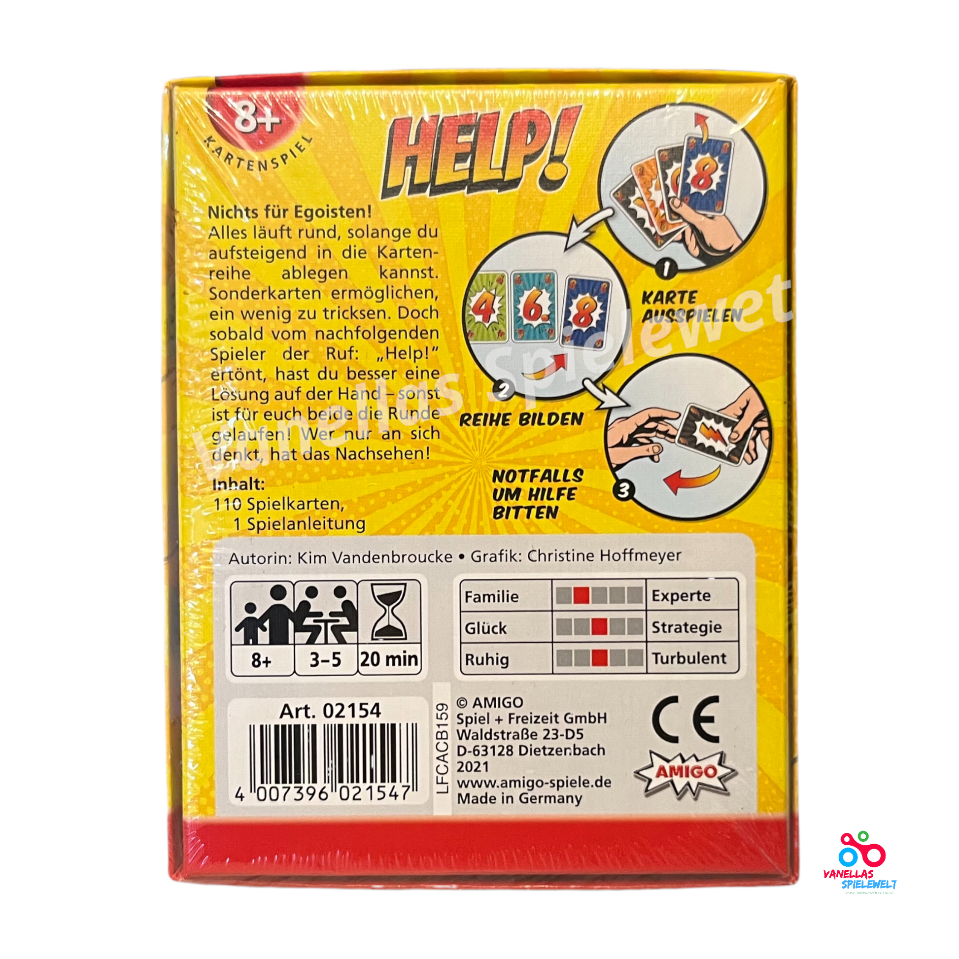 Amigo Help ! - Kartenspiel Vanellas Spielewelt