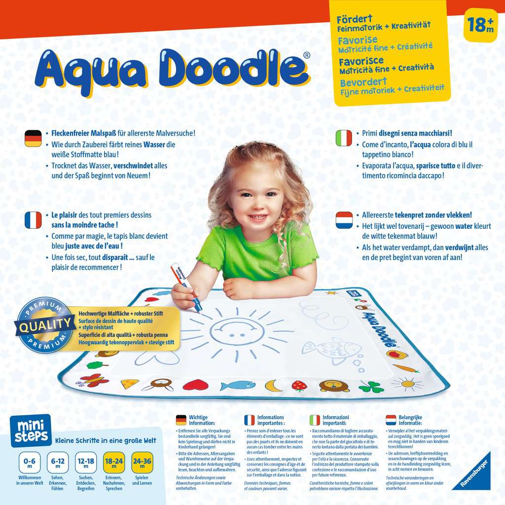 Aqua Doodle® Travel - mini steps Vanellas Spielewelt