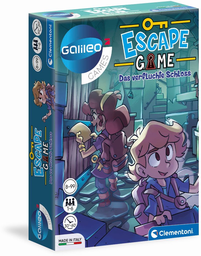 Clementoni - Escape Game - Das verfluchte Schloss
