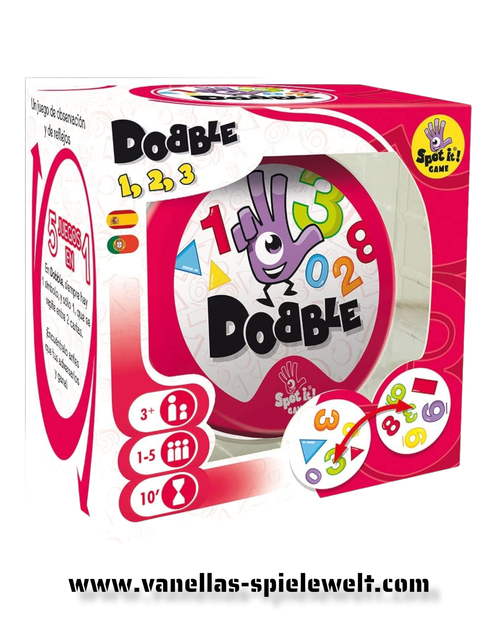 Dobble – Formen und Zahlen Vanellas Spielewelt