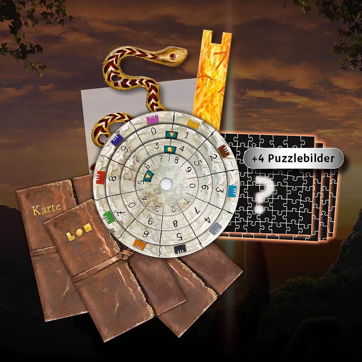 EXIT® - Das Spiel + Puzzle: Der verschollene Tempel Vanellas Spielewelt