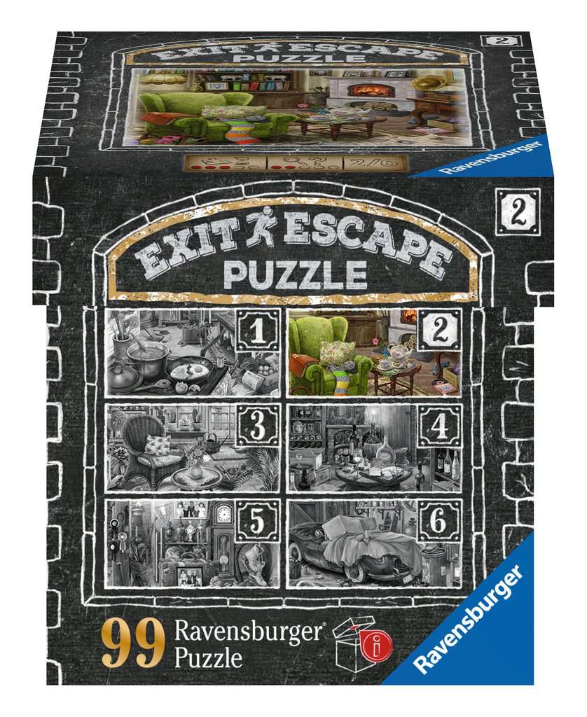 Verschiedene Exit Escape Puzzle 99 Teile - Ravensburger