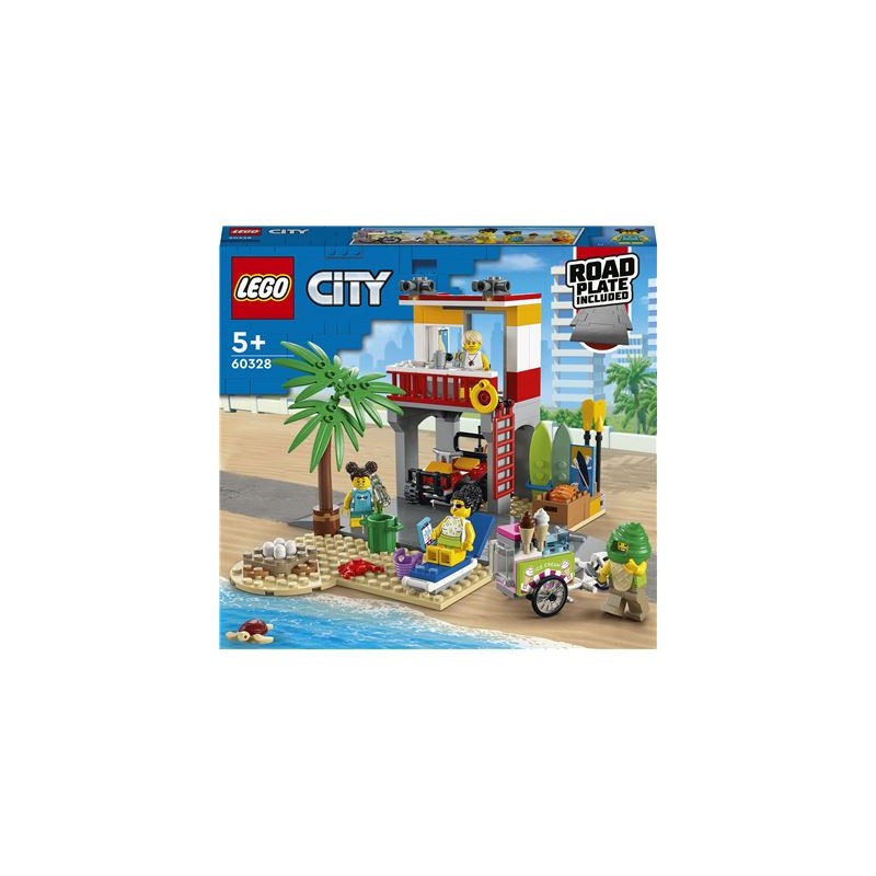 LEGO CITY 60328 - RETTUNGSSCHWIMMER-STATION ab 5+ Vanellas Spielewelt