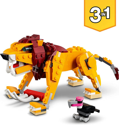 Lego Creator - Wilder Löwe 31112 - 3 in 1 Vanellas Spielewelt