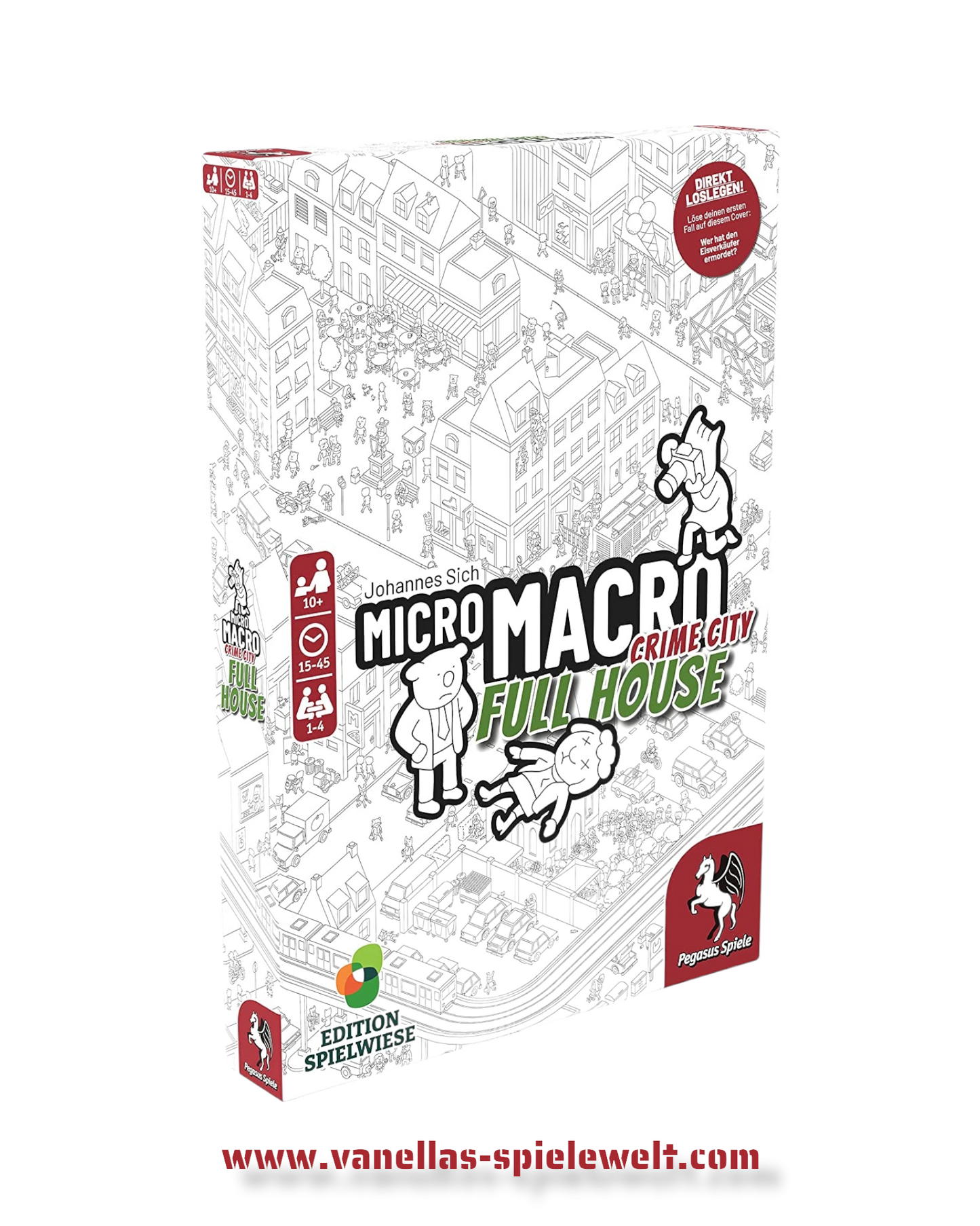 Micro Macro Full House Vol 2 - Pegasus Spiele Vanellas Spielewelt