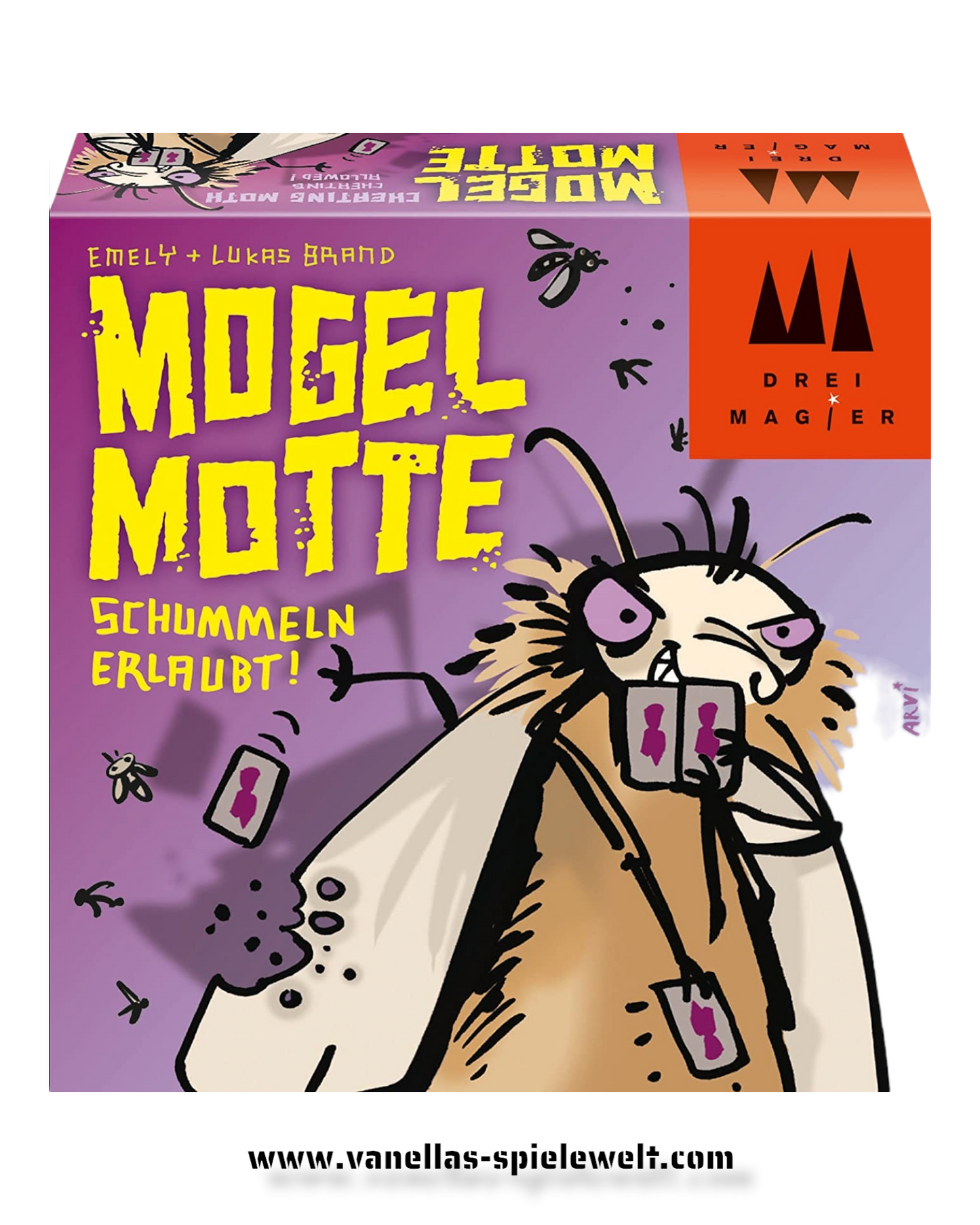 Mogel Motte, Die drei Magier Vanellas Spielewelt