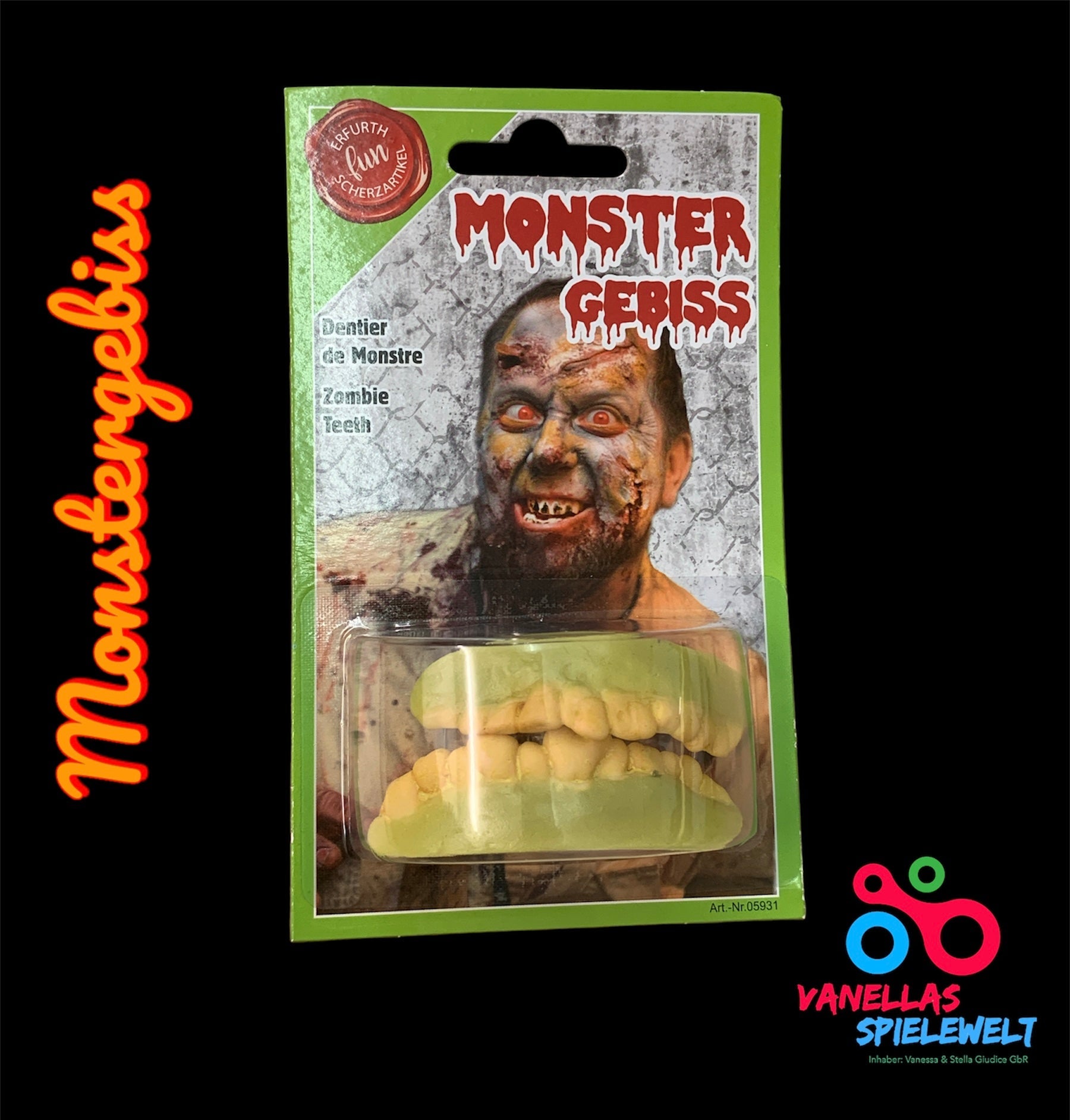 Monstergebiss - Halloween Vanellas Spielewelt