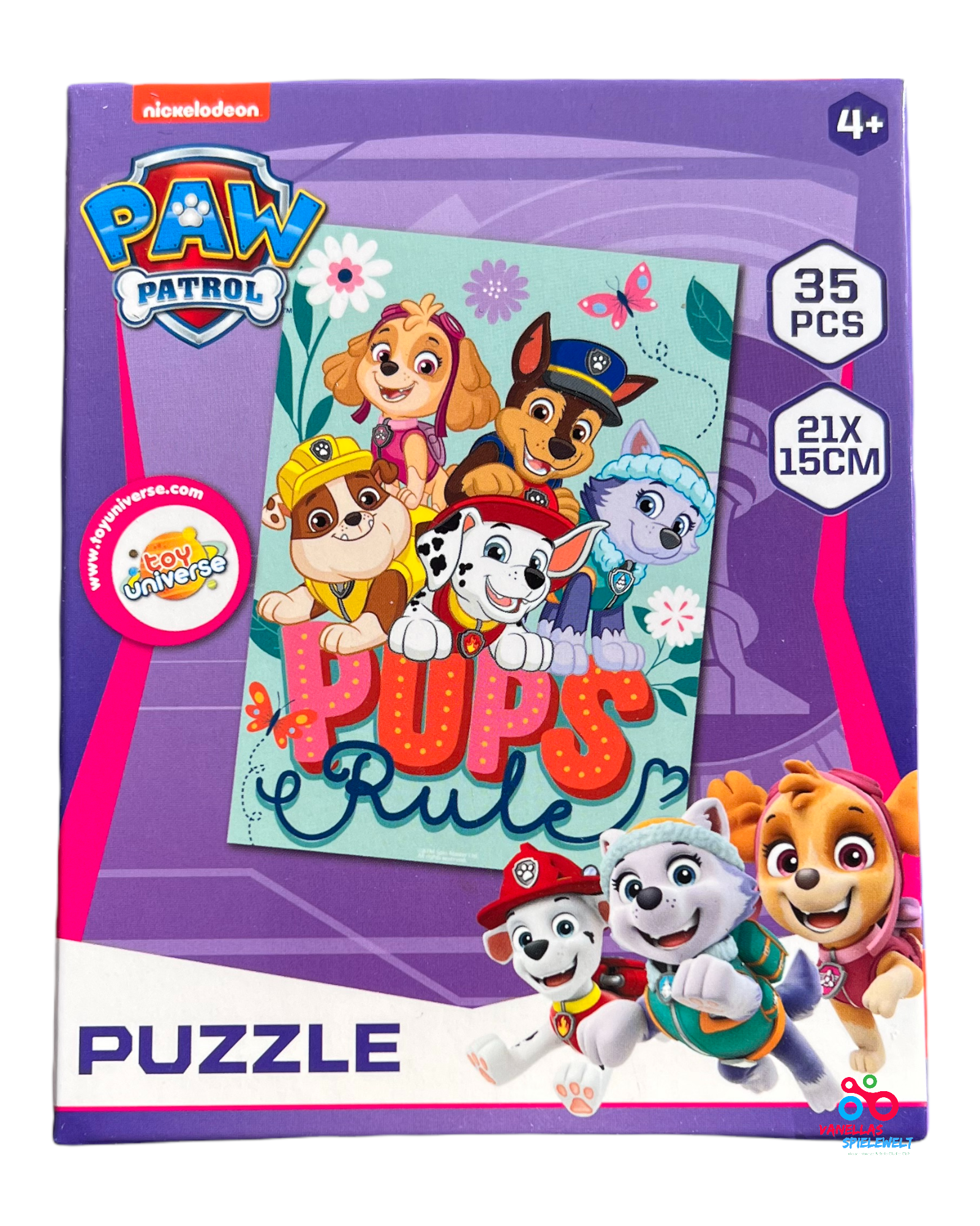 Paw Patrol Mini Puzzle verschiedene Vanellas Spielewelt