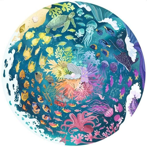 Puzzle Ravensburger Circle of Colors - Ocean 500 Teile 500 Teile Vanellas Spielewelt