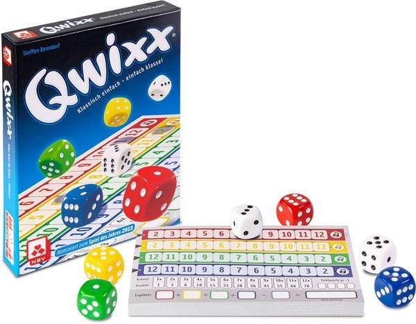 Qwixx klassisch einfach - Würfelspiel Vanellas Spielewelt