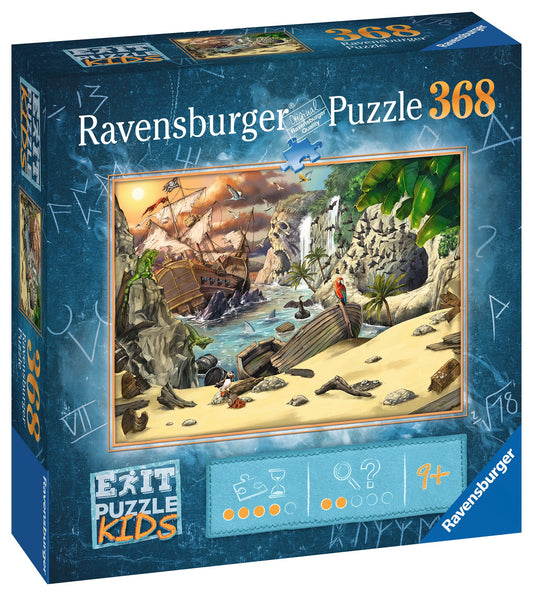 Ravensburger EXIT Puzzle Kids - 12954 Das Piratenabenteuer Vanellas Spielewelt