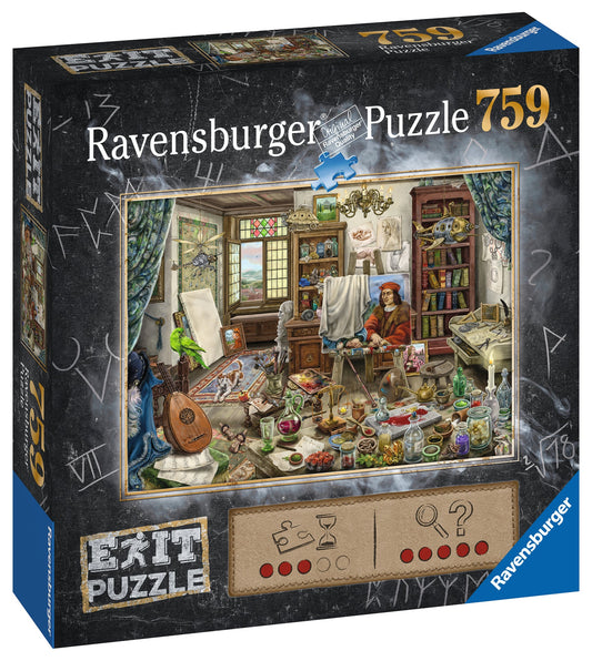 Ravensburger Exit Puzzle 16782 Das Künstleratelier Vanellas Spielewelt