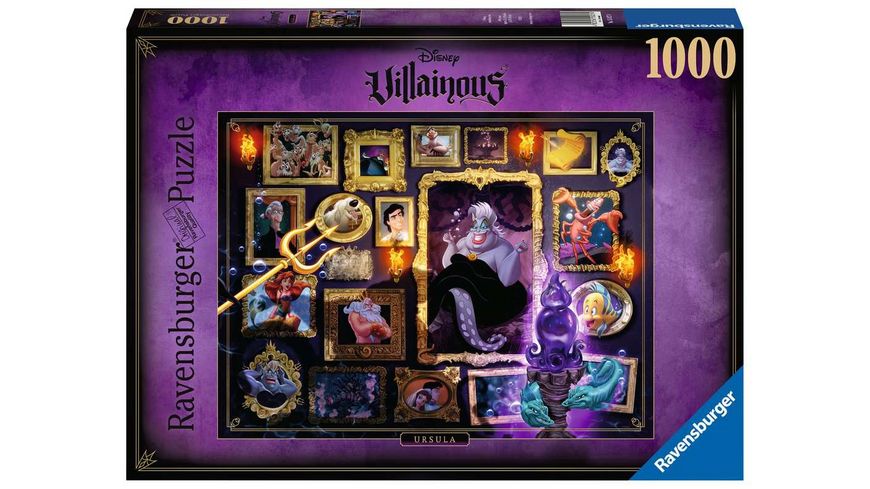 Ravensburger Puzzle - Villainous: Ursula Vanellas Spielewelt