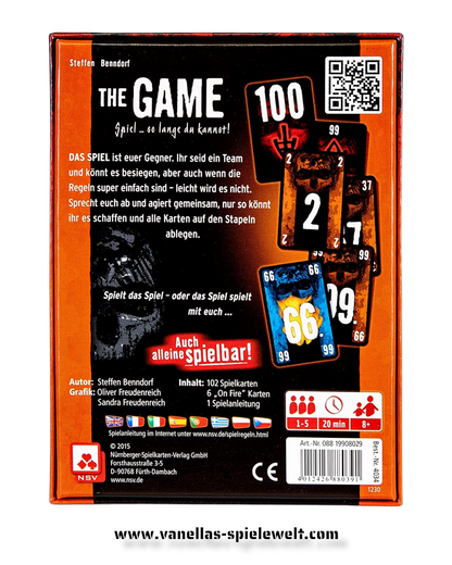 Spielkarten - The Game Classic Vanellas Spielewelt