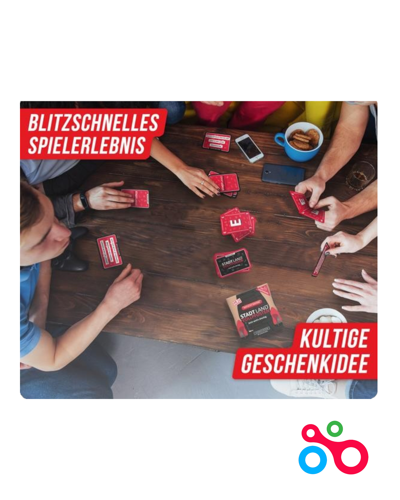 Stadt Land Vollpfosten® - Das Kartenspiel - Rotlicht Edition Vanellas Spielewelt