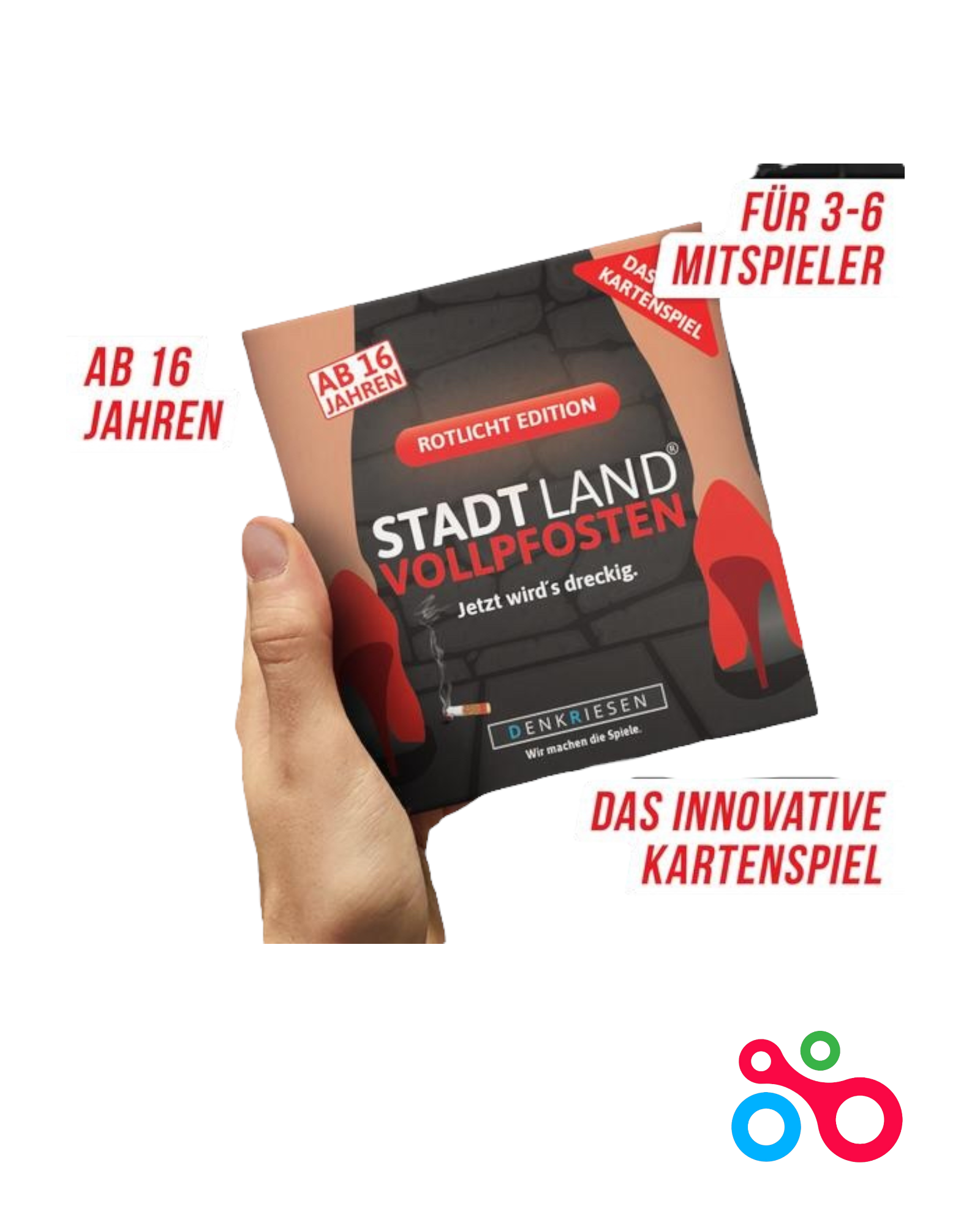 Stadt Land Vollpfosten® - Das Kartenspiel - Rotlicht Edition Vanellas Spielewelt