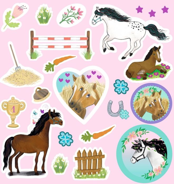 Stickerbuch Pferde Vanellas Spielewelt