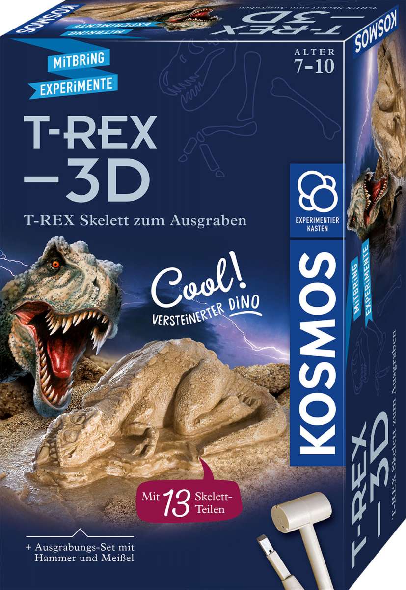 T-REX - 3D
T-REX-Skelett zum Ausgraben Vanellas Spielewelt