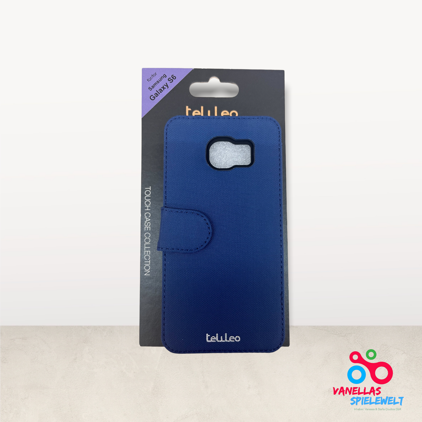 Touch Cases Nylon Edition für Samsung Galaxy S6 blau Vanellas Spielewelt
