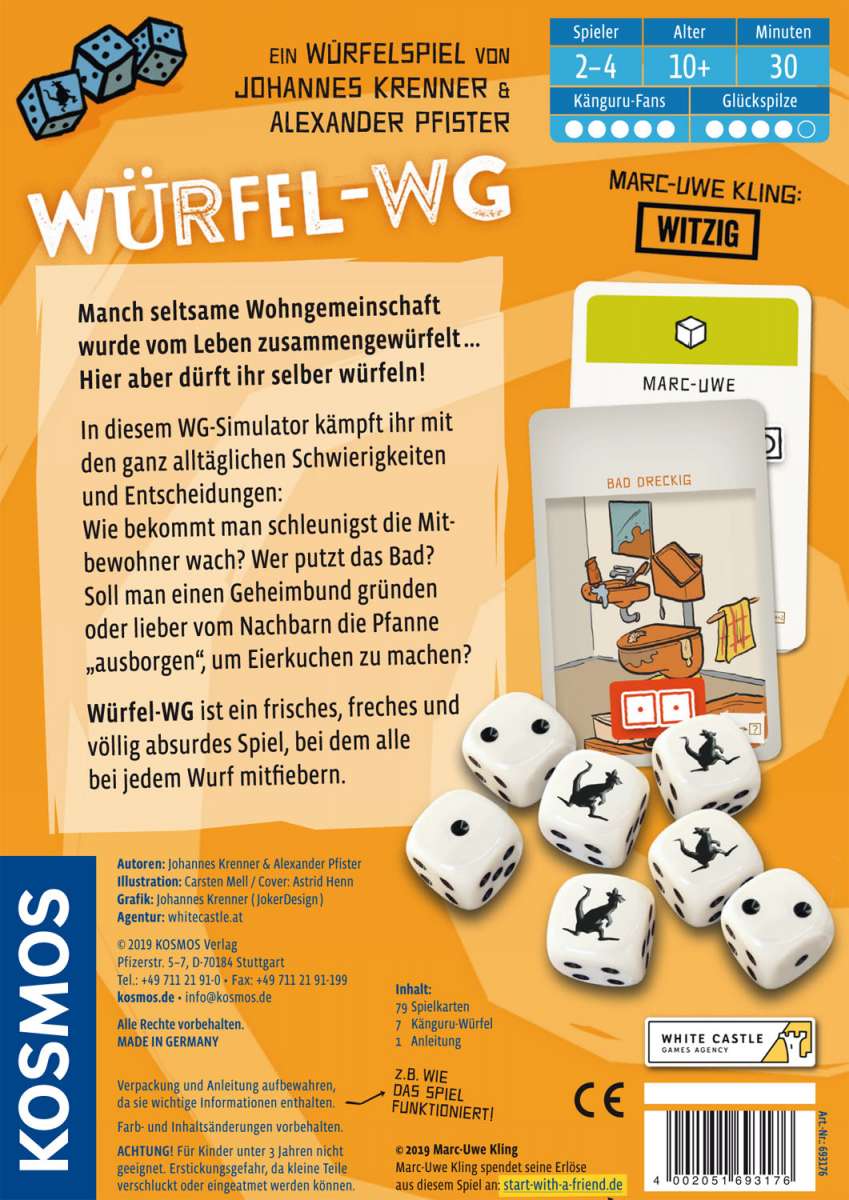 Würfel-WG Vanellas Spielewelt