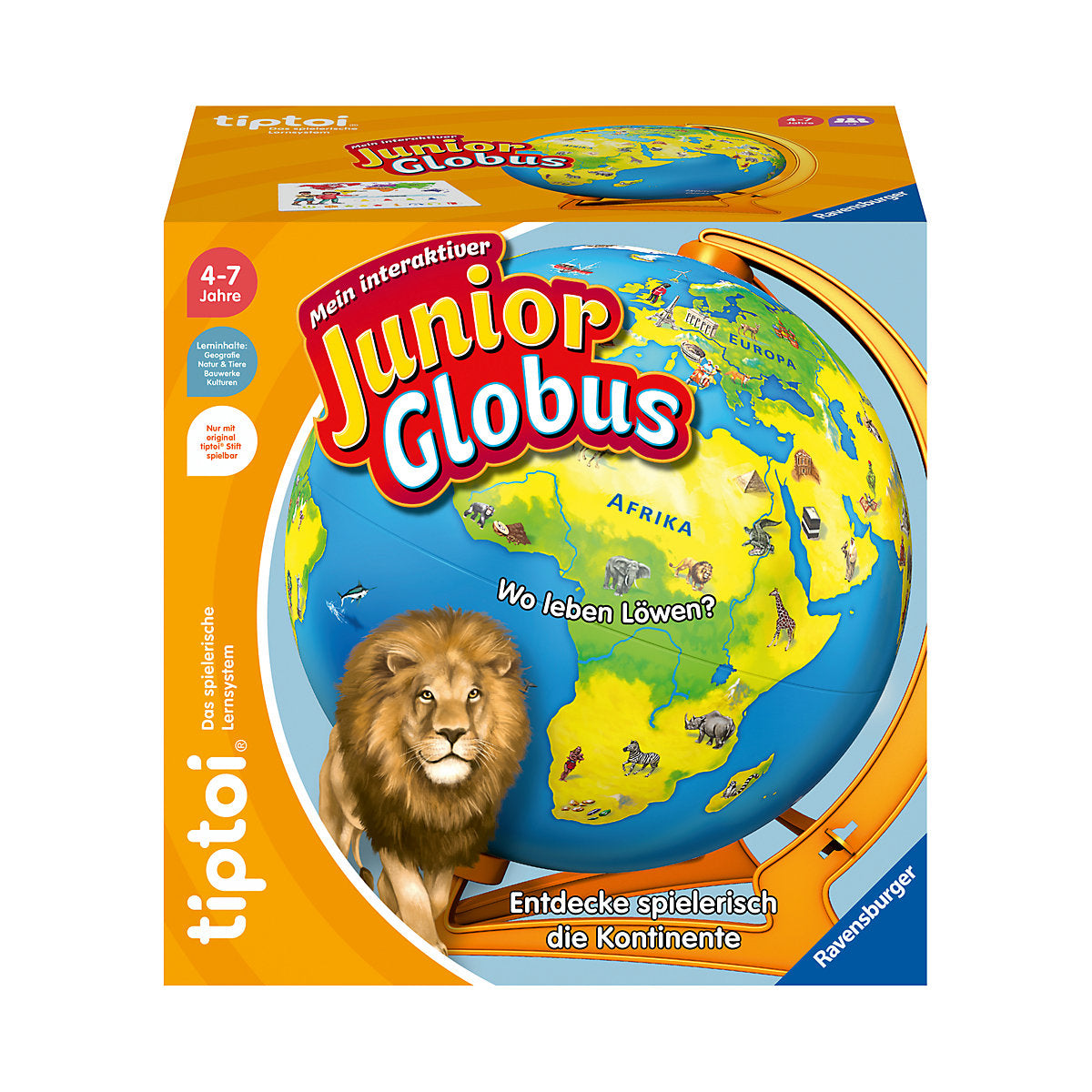 tiptoi® Mein interaktiver Junior Globus Vanellas Spielewelt